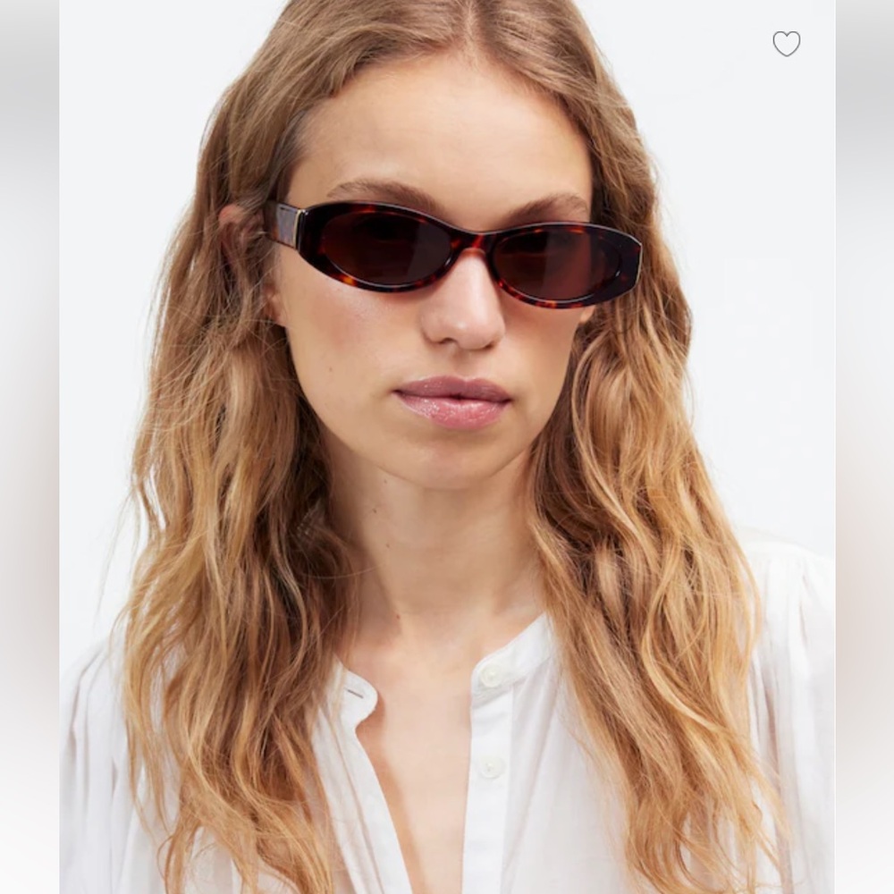 Madewell Skinny Oval Sunglasses - True Black